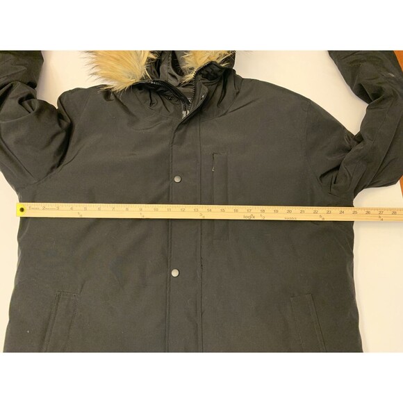 GH Bass Down Parka Mens L Goose Feathers Hooded Faux Fur Winter Insulated Coat - Picture 7 of 10